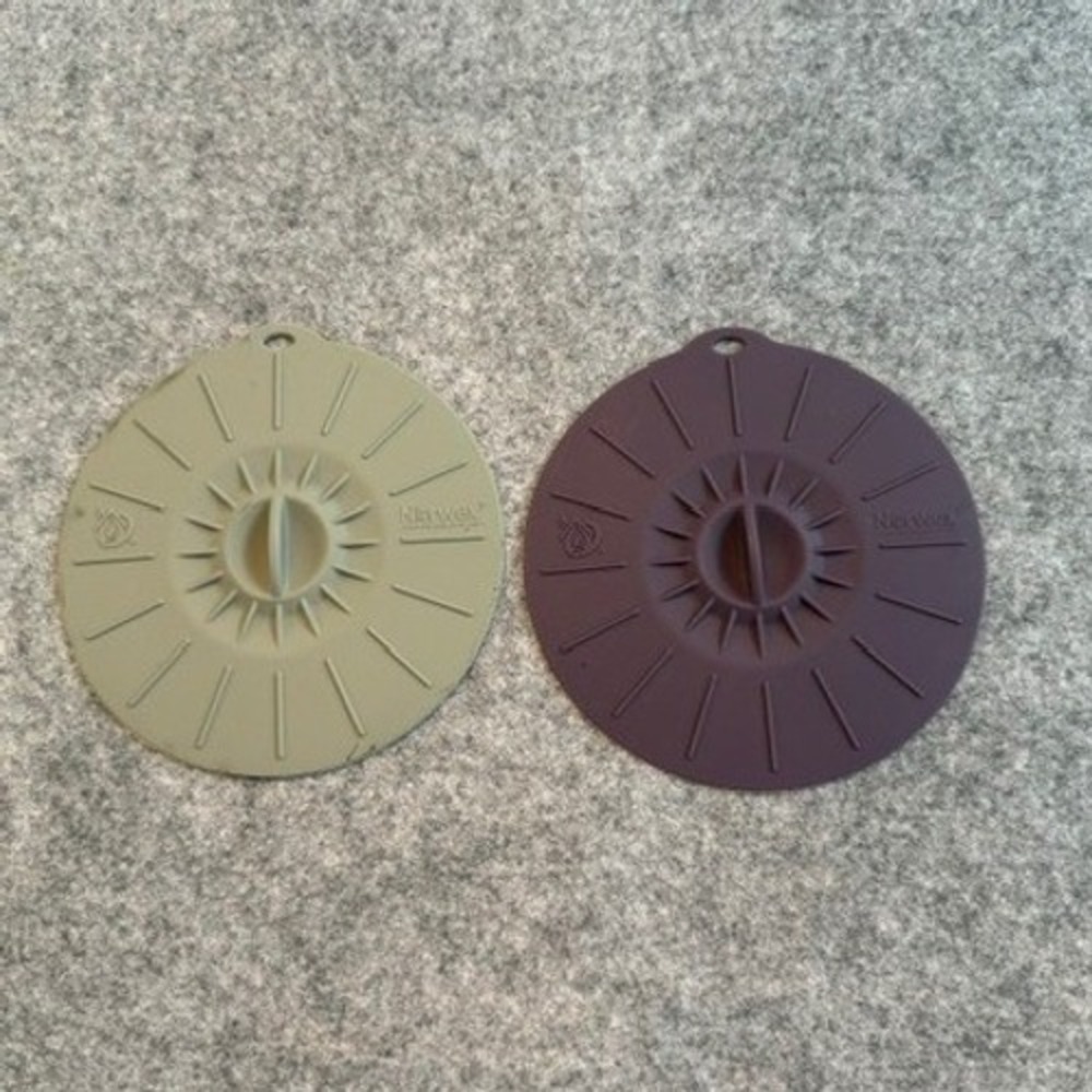 Norwex Silicone Jar Grippers 4 Inch Gray Purple Excellent Reusable 2 Pack